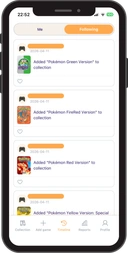 Timeline of activity from people you follow